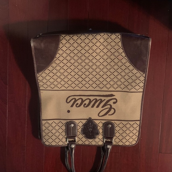 Preloved Gucci Hysteria Travel Bag in Iconic Diamante Canvas - Picture 4 of 10